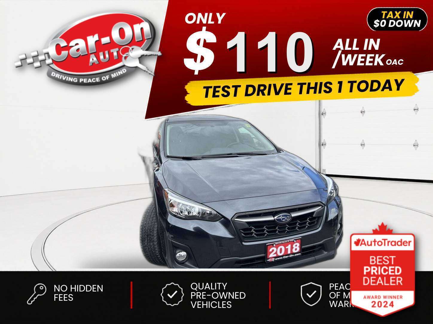 Black 2018 Subaru Crosstrek SUV / Crossover Automatic