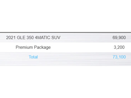 used 2021 Mercedes-Benz GLE 350 car, priced at $45,900