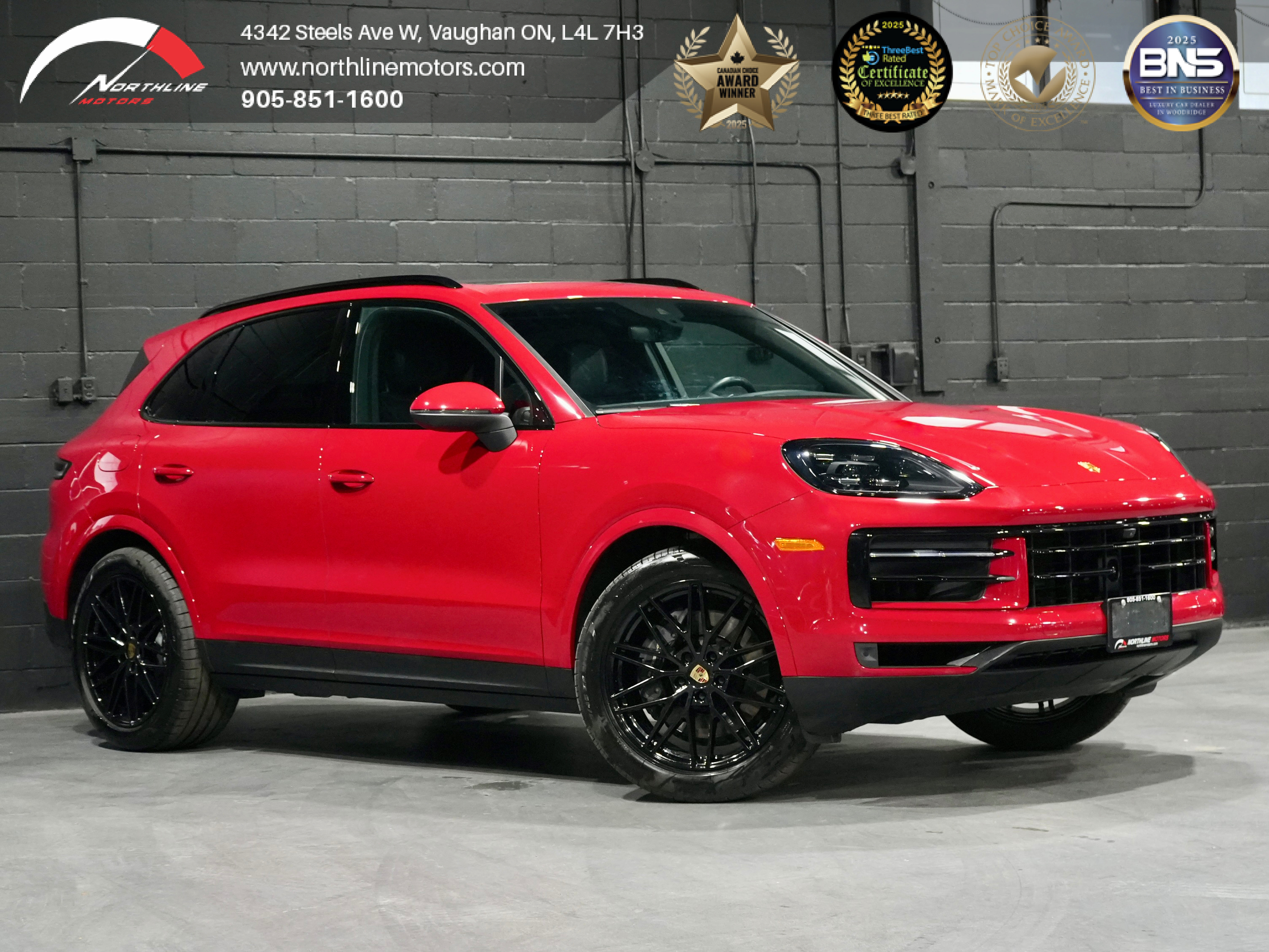 Red 2024 Porsche Cayenne AWD SUV / Crossover All-Wheel Drive 8-Speed Automatic