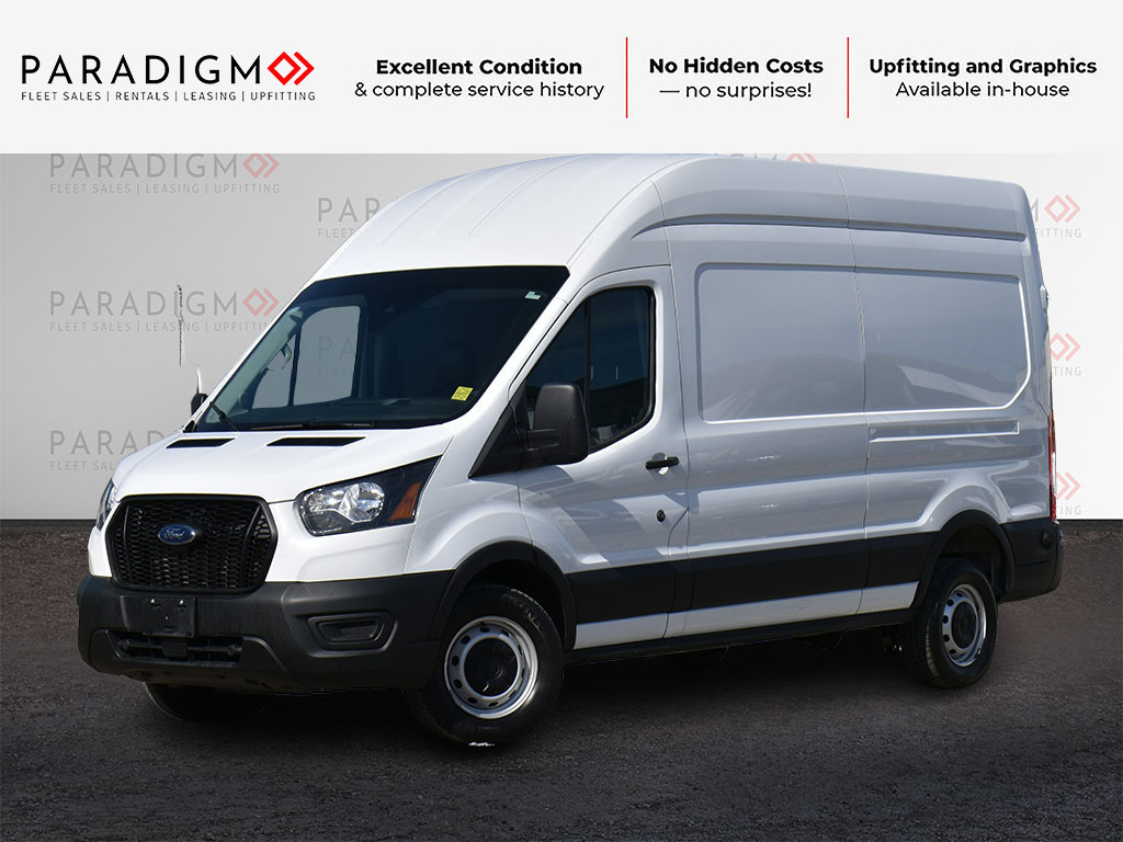 White 2024 Ford Transit Cargo Van Rear-Wheel Drive Automatic