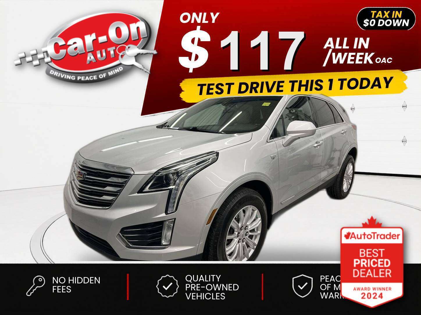Gray 2019 Cadillac XT5 SUV / Crossover Four-Wheel Drive Automatic