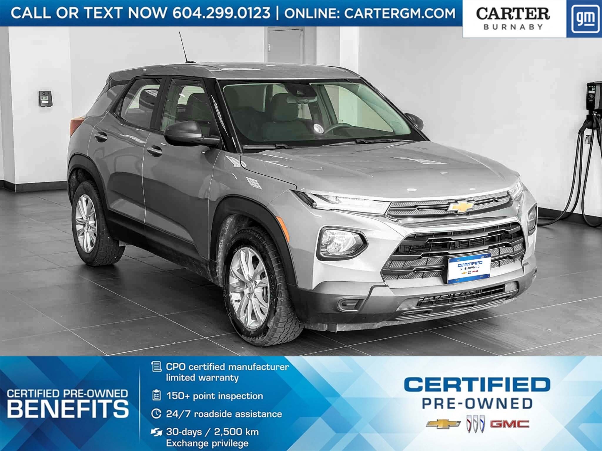 Gray 2023 Chevrolet Trailblazer LS FWD SUV / Crossover Front-Wheel Drive Continuously Variable Transmission