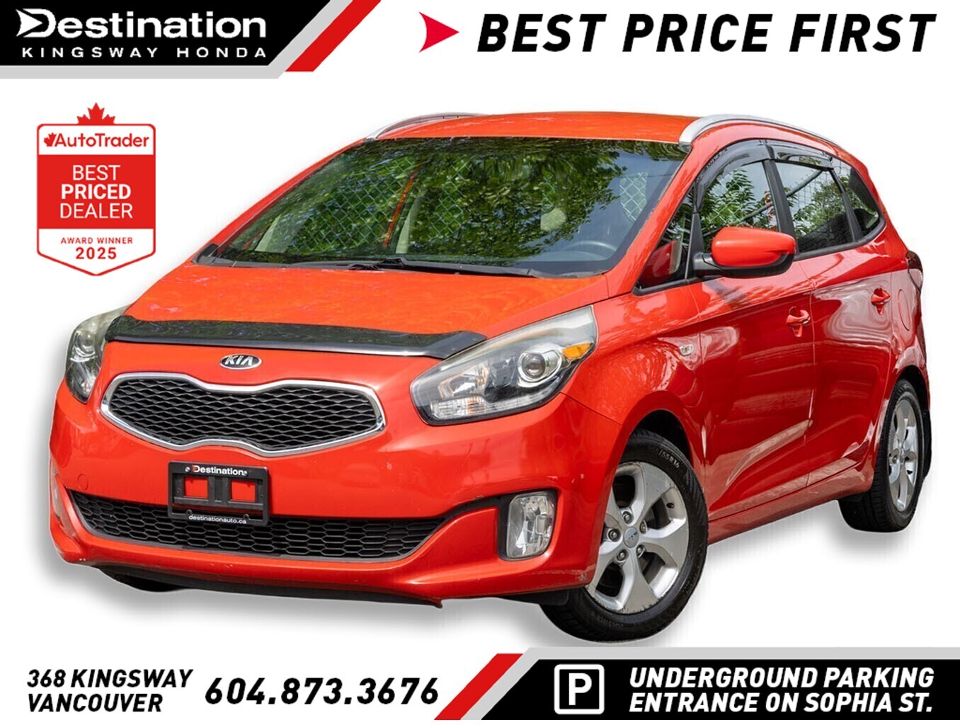 Red 2015 Kia Rondo SUV / Crossover Automatic