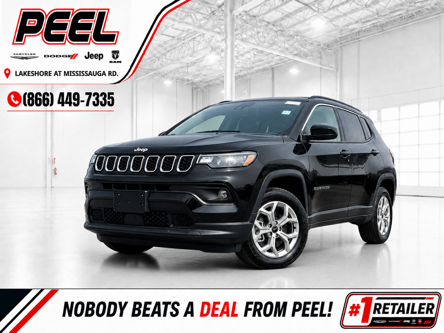 2025 Jeep Compass NORTH 4X4 | PWR LIFTGATE | 10.1 INCH SCREEN + NAV