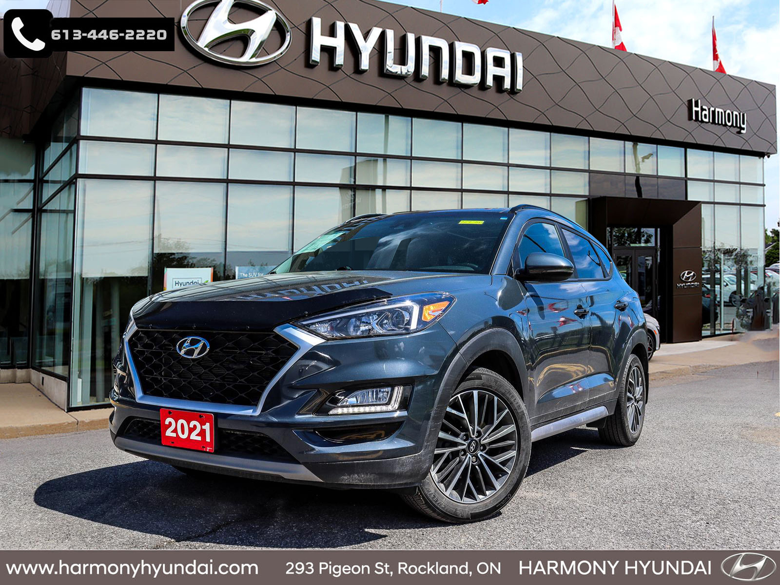 Blue 2021 Hyundai Tucson Limited AWD SUV / Crossover All-Wheel Drive 6-Speed Automatic