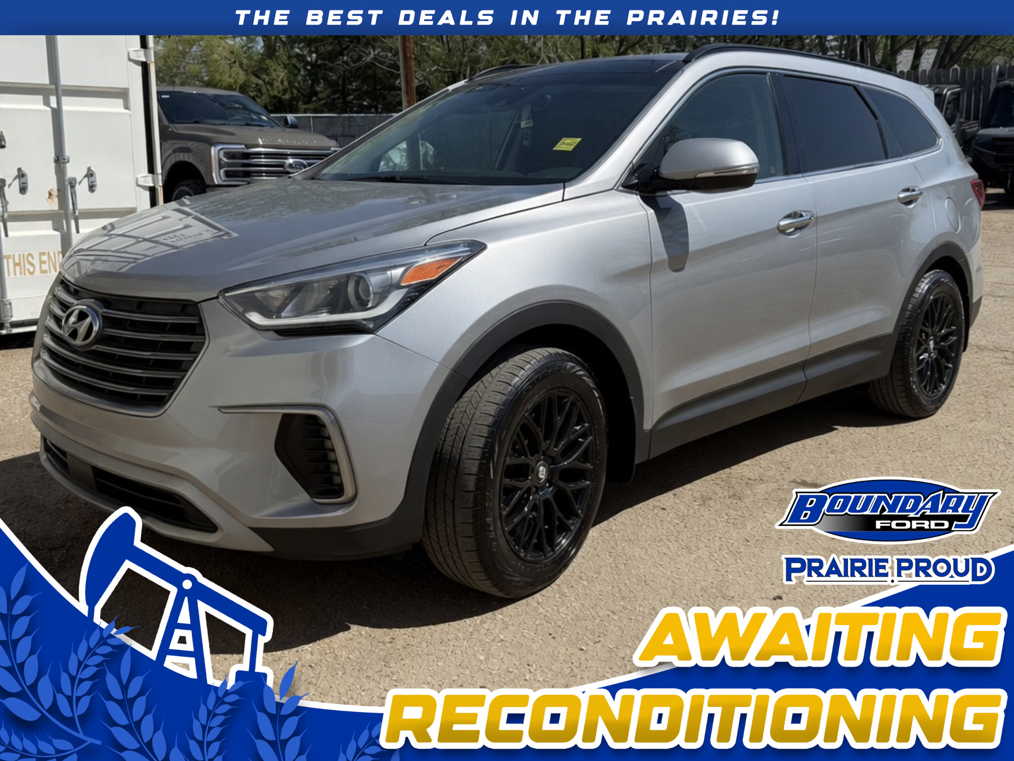 Gray 2019 Hyundai Santa Fe XL Luxury AWD SUV / Crossover 6-Speed Automatic