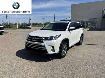 White 2019 Toyota Highlander Limited AWD SUV / Crossover All-Wheel Drive 8-Speed Automatic