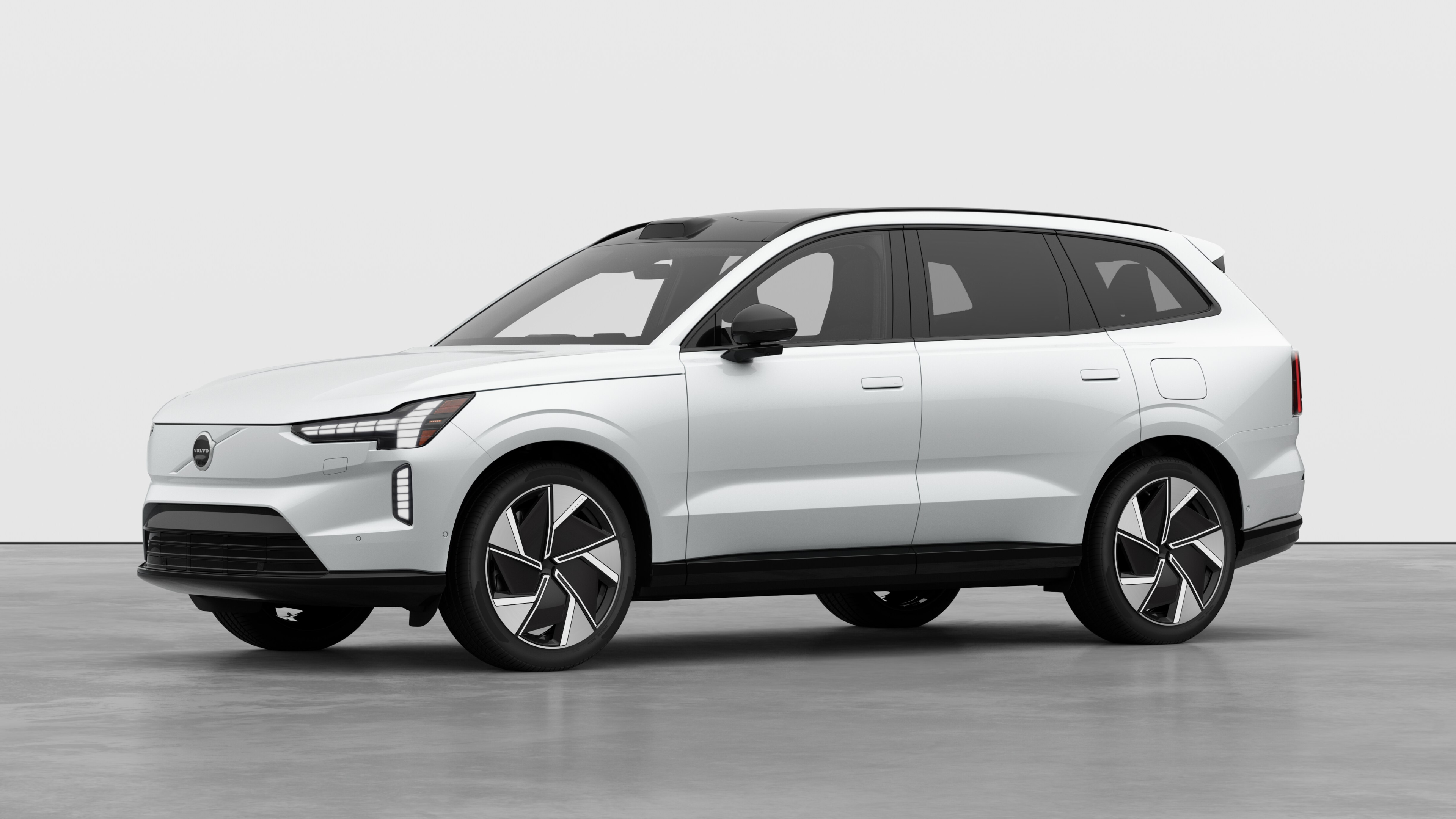 White 2025 Volvo EX90 Twin Performance Ultra 7-Passenger eAWD SUV / Crossover All-Wheel Drive Automatic