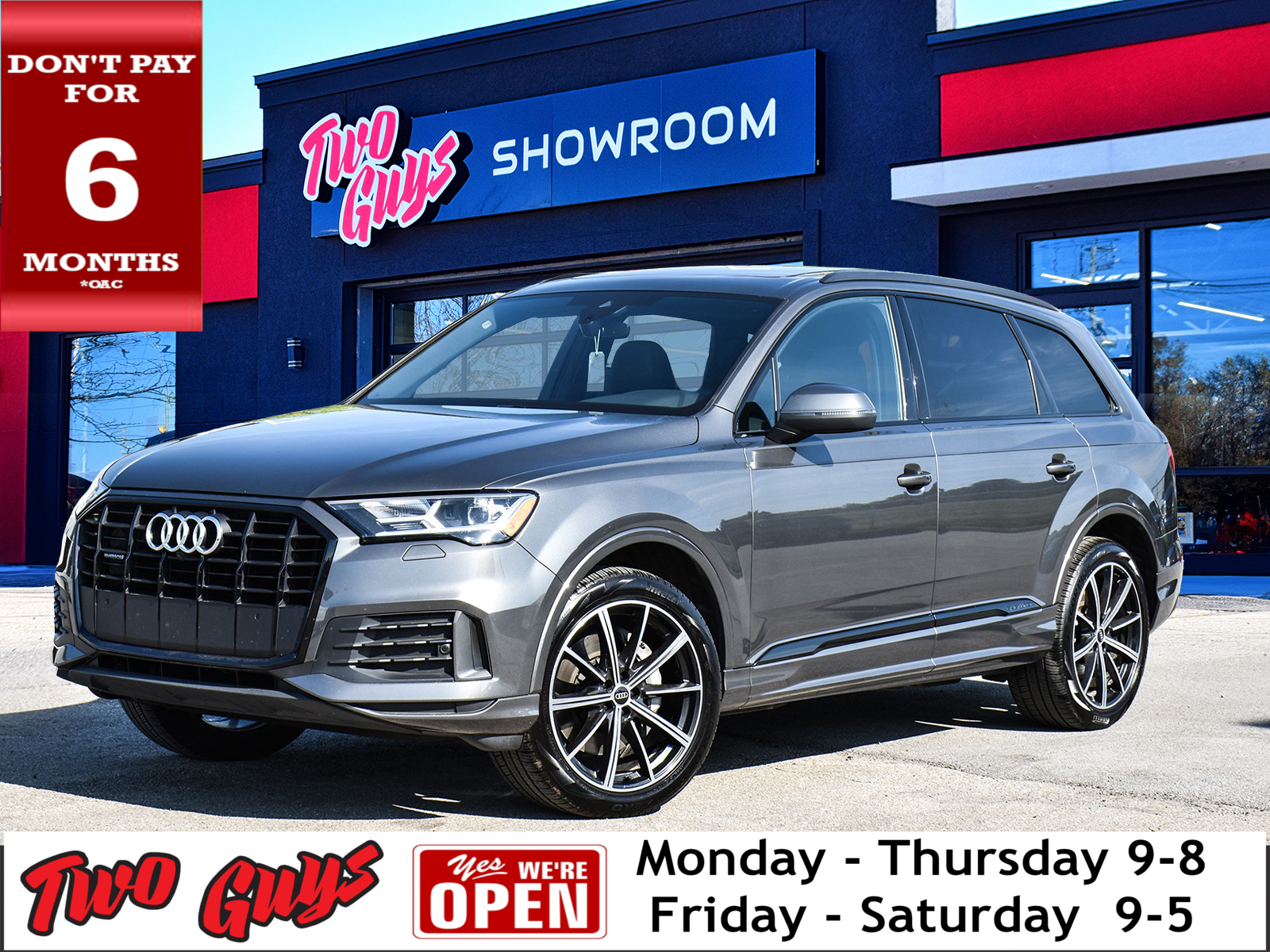 2022 Audi Q7 Komfort 45 TFSI quattro 3rd Row Seat Glass Roof