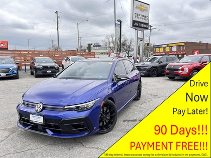 Blue 2025 Volkswagen Golf R Black Edition 4Motion Hatchback All-Wheel Drive 7-Speed Automatic
