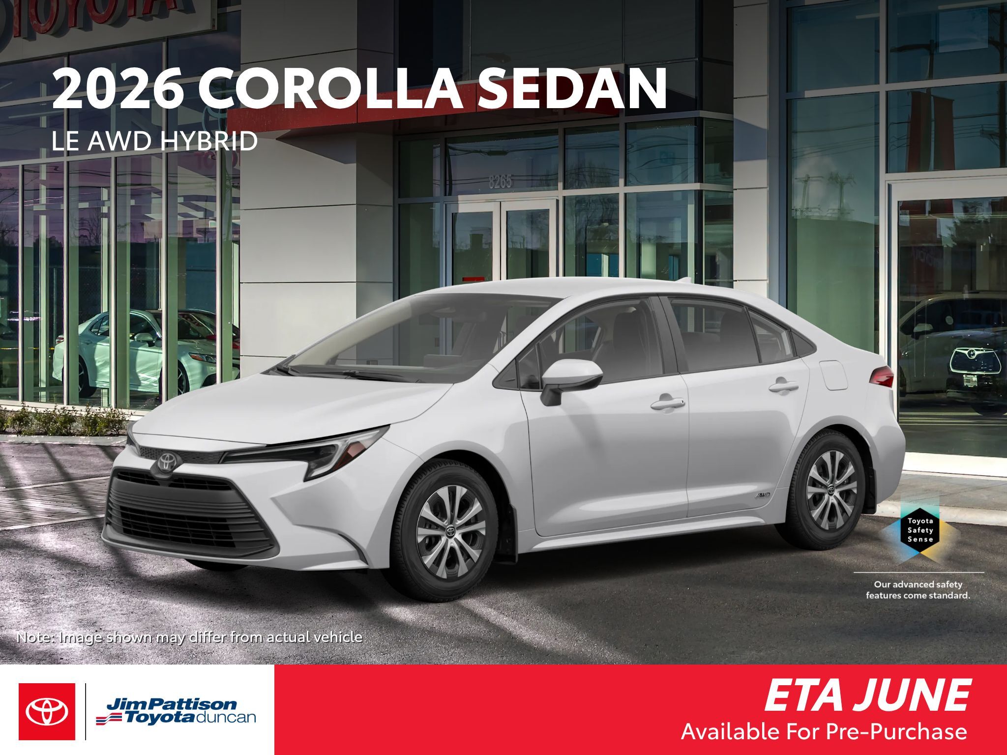 2026 Toyota Corolla Hybrid LE AWD
