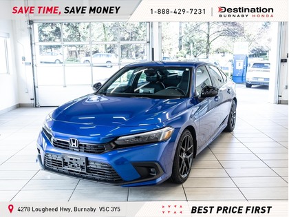 AEGEAN BLUE METALLIC 2024 Honda Civic Sport FWD Sedan Front-Wheel Drive Automatic