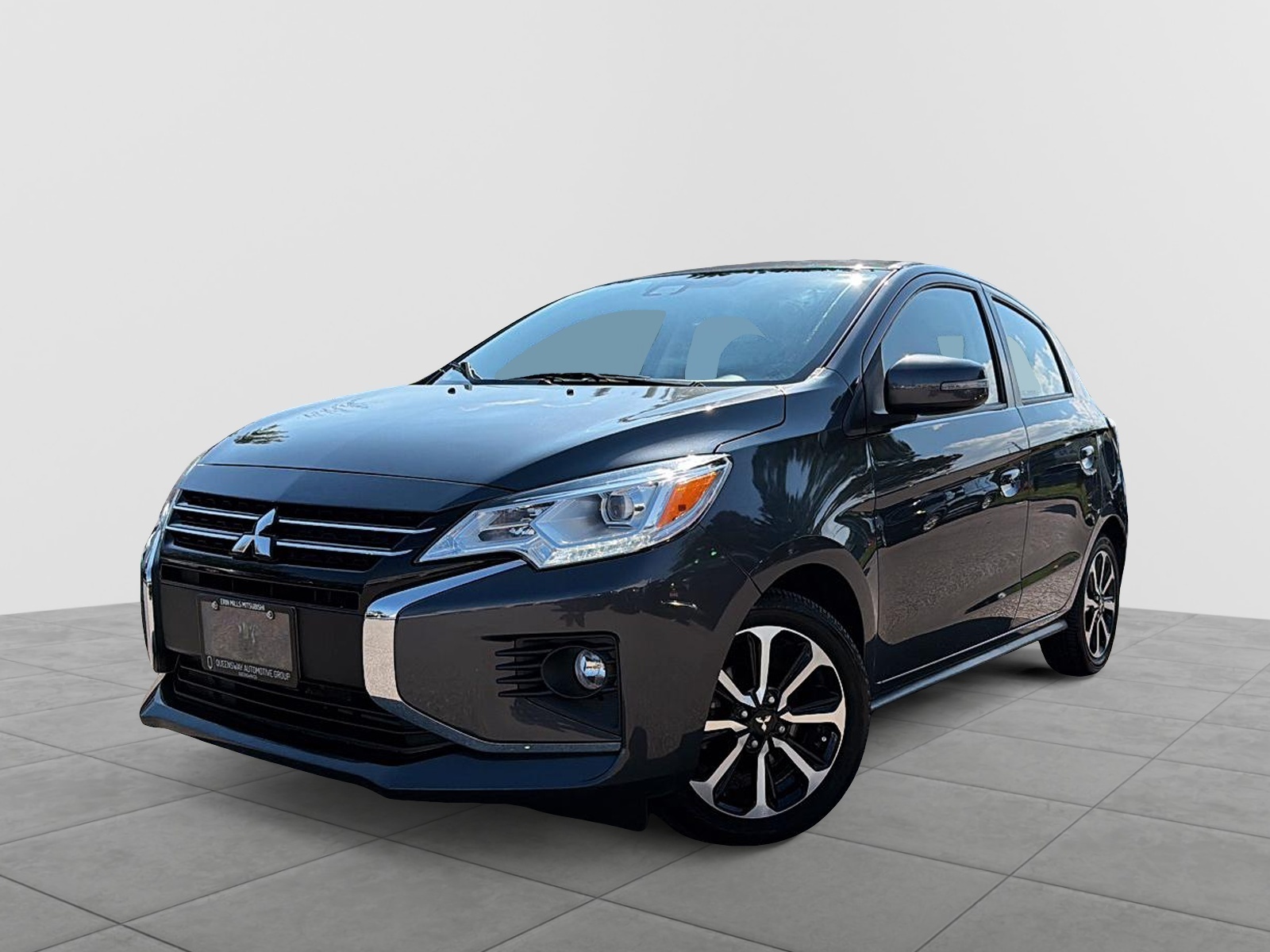 Gray 2024 Mitsubishi Mirage GT FWD Hatchback Continuously Variable Transmission