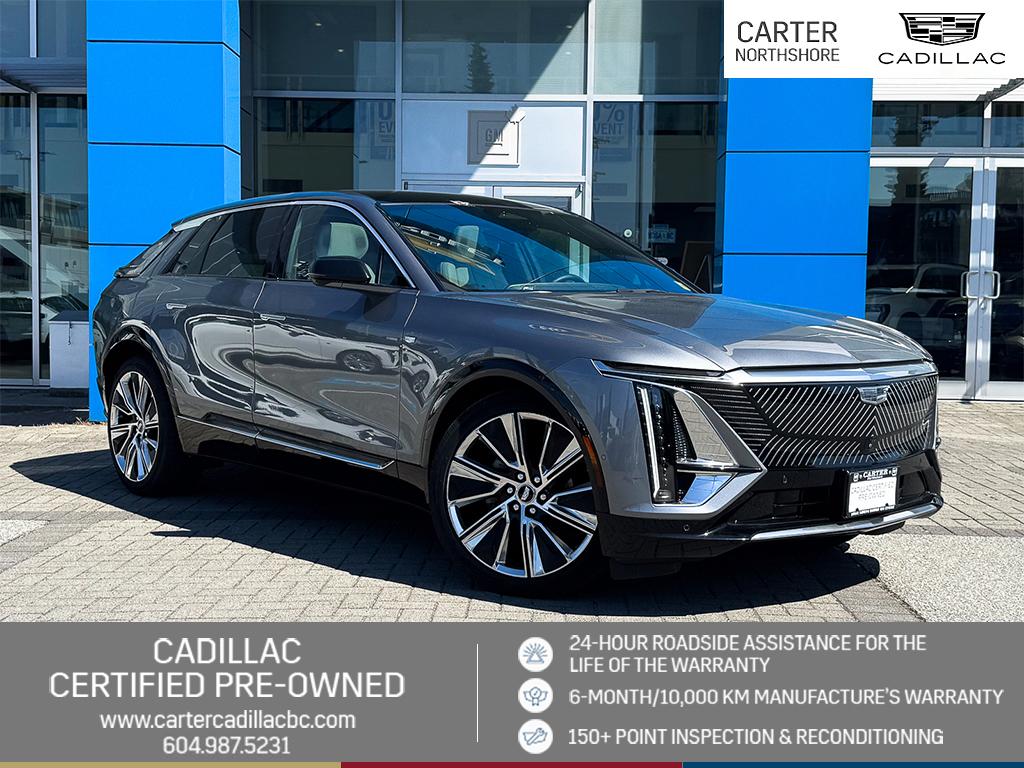 Gray 2023 Cadillac LYRIQ Luxury RWD SUV / Crossover Rear-Wheel Drive Automatic