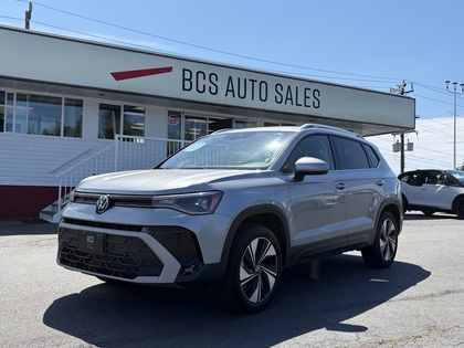 Silver 2025 Volkswagen Taos SE 4Motion SUV / Crossover All-Wheel Drive 8-Speed Automatic