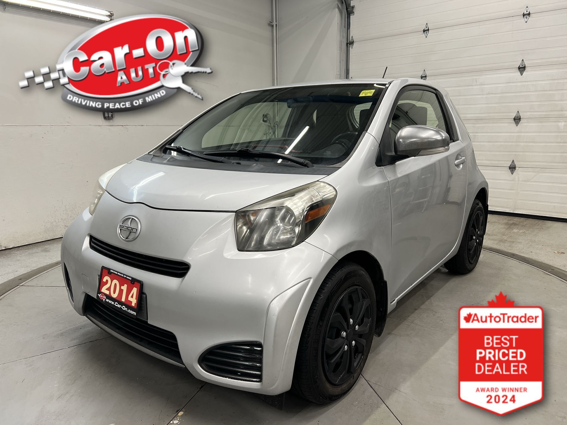 Silver 2014 Scion iQ Hatchback Front-Wheel Drive Automatic