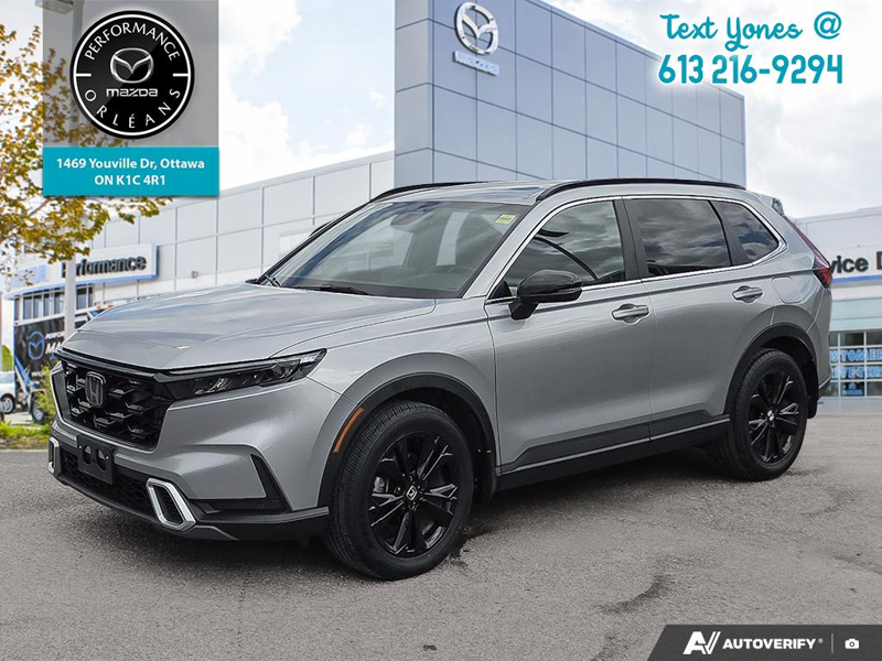 Silver 2023 Honda CR-V Hybrid Touring AWD SUV / Crossover Automatic