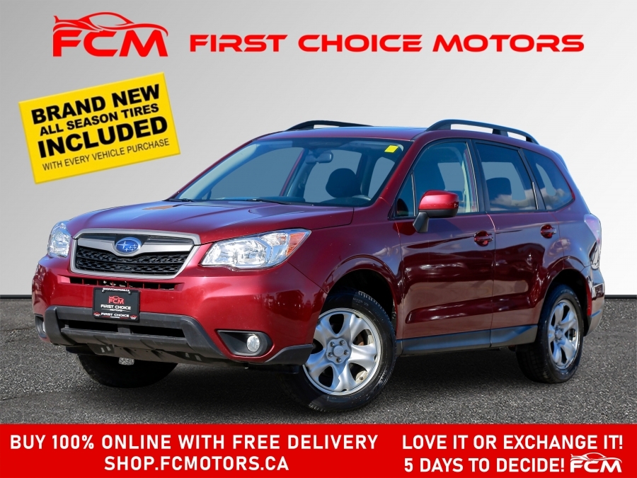 2016 Subaru Forester TOURING ~AUTOMATIC, FULLY CERTIFIED WITH WARRANTY!