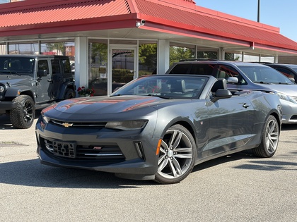 Gray 2018 Chevrolet Camaro 2LT Convertible RWD Convertible Rear-Wheel Drive 8-Speed Automatic