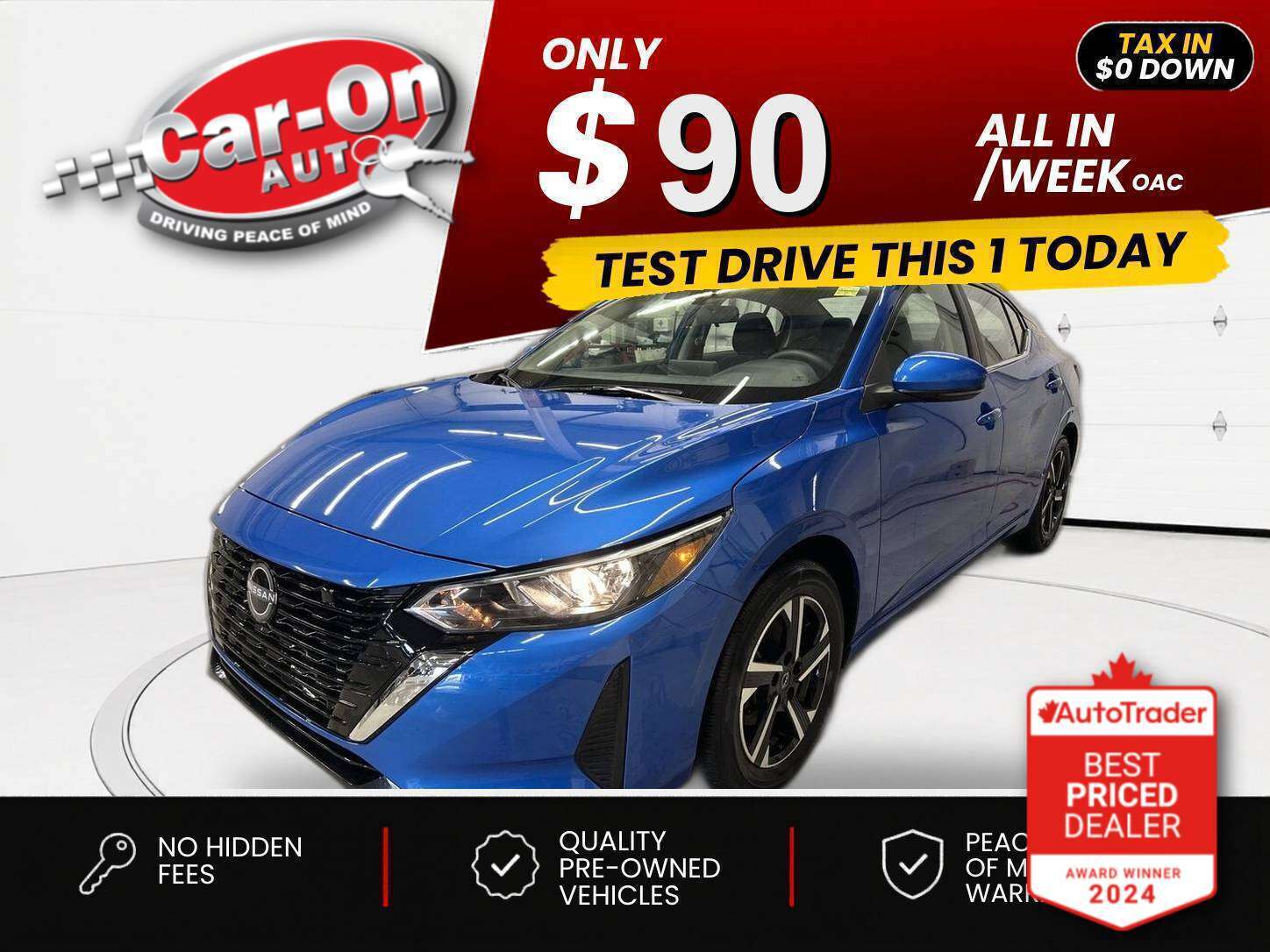2024 Nissan Sentra $0 DOWN $89/WEEK ALL IN