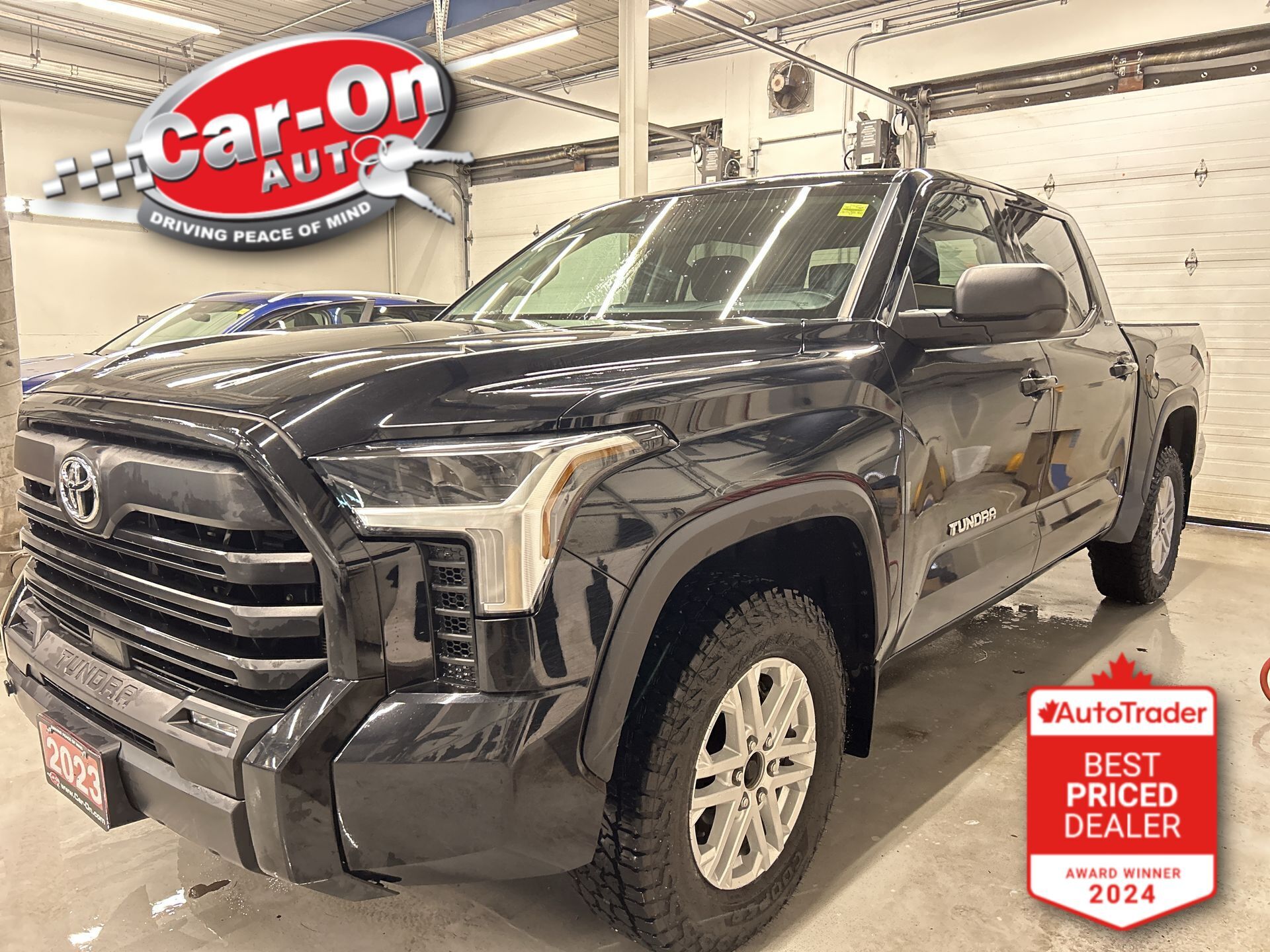 Black 2023 Toyota Tundra Pickup Truck Four-Wheel Drive Automatic