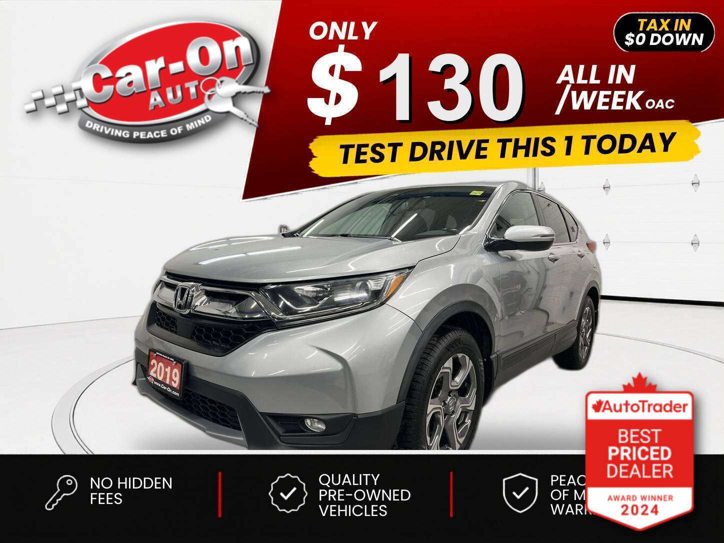 2019 Honda CR-V $0 DOWN $130/WEEK ALL IN