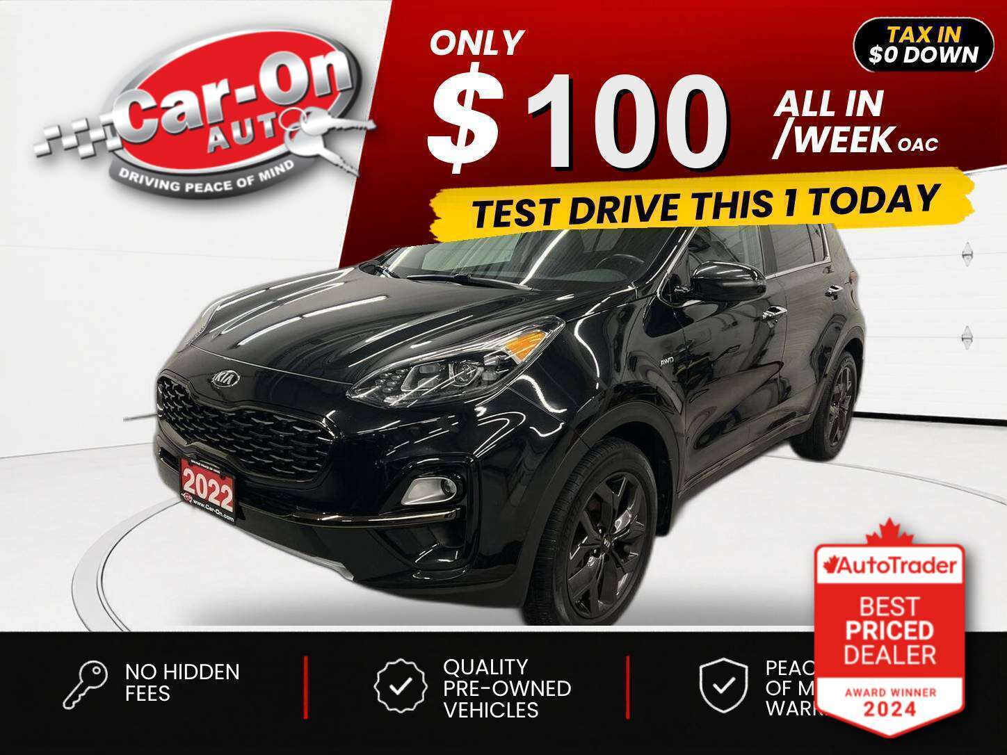 2022 Kia Sportage $0 DOWN $97/WEEK ALL IN