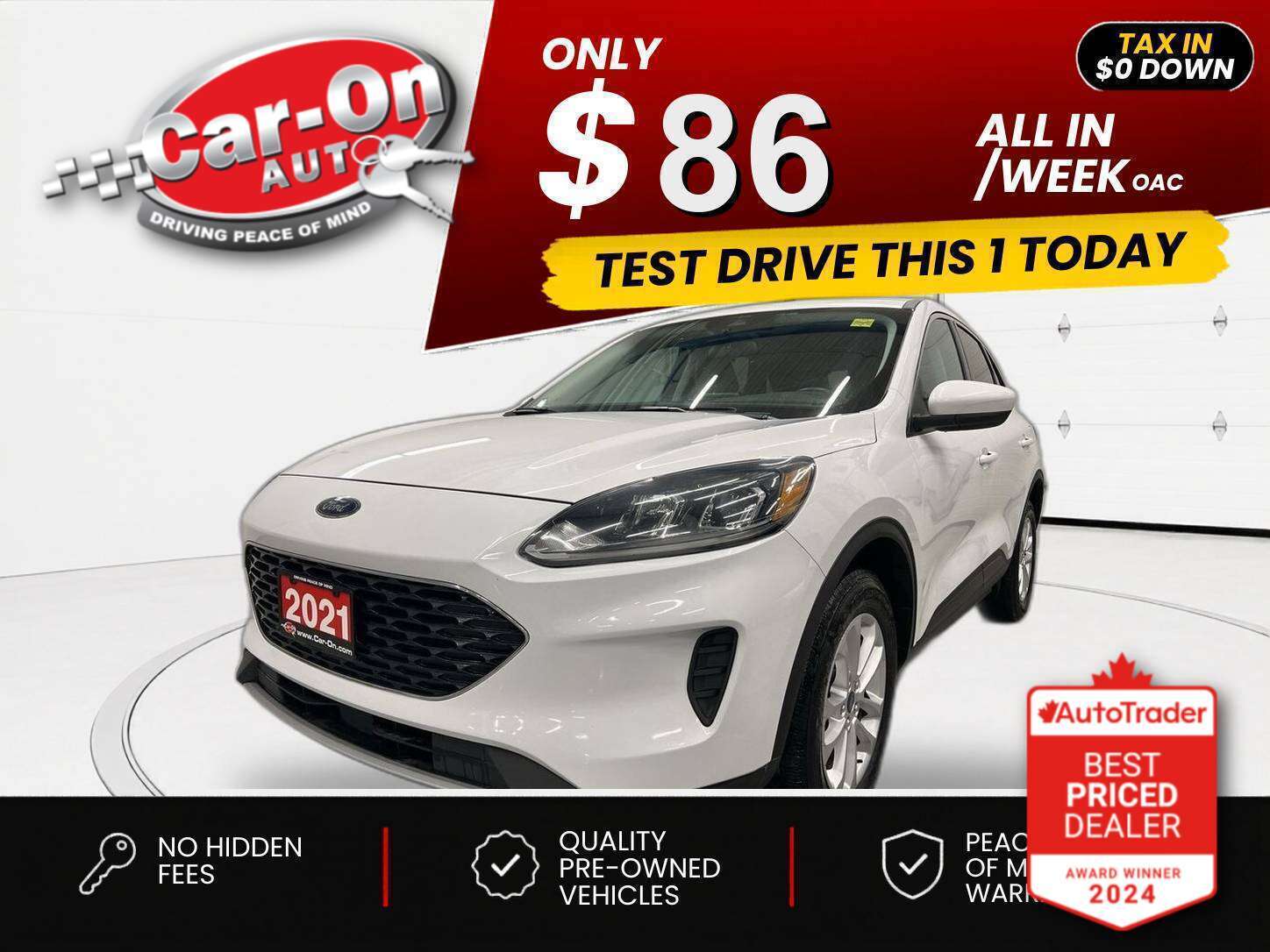 2021 Ford Escape $0 DOWN $85/WEEK ALL IN