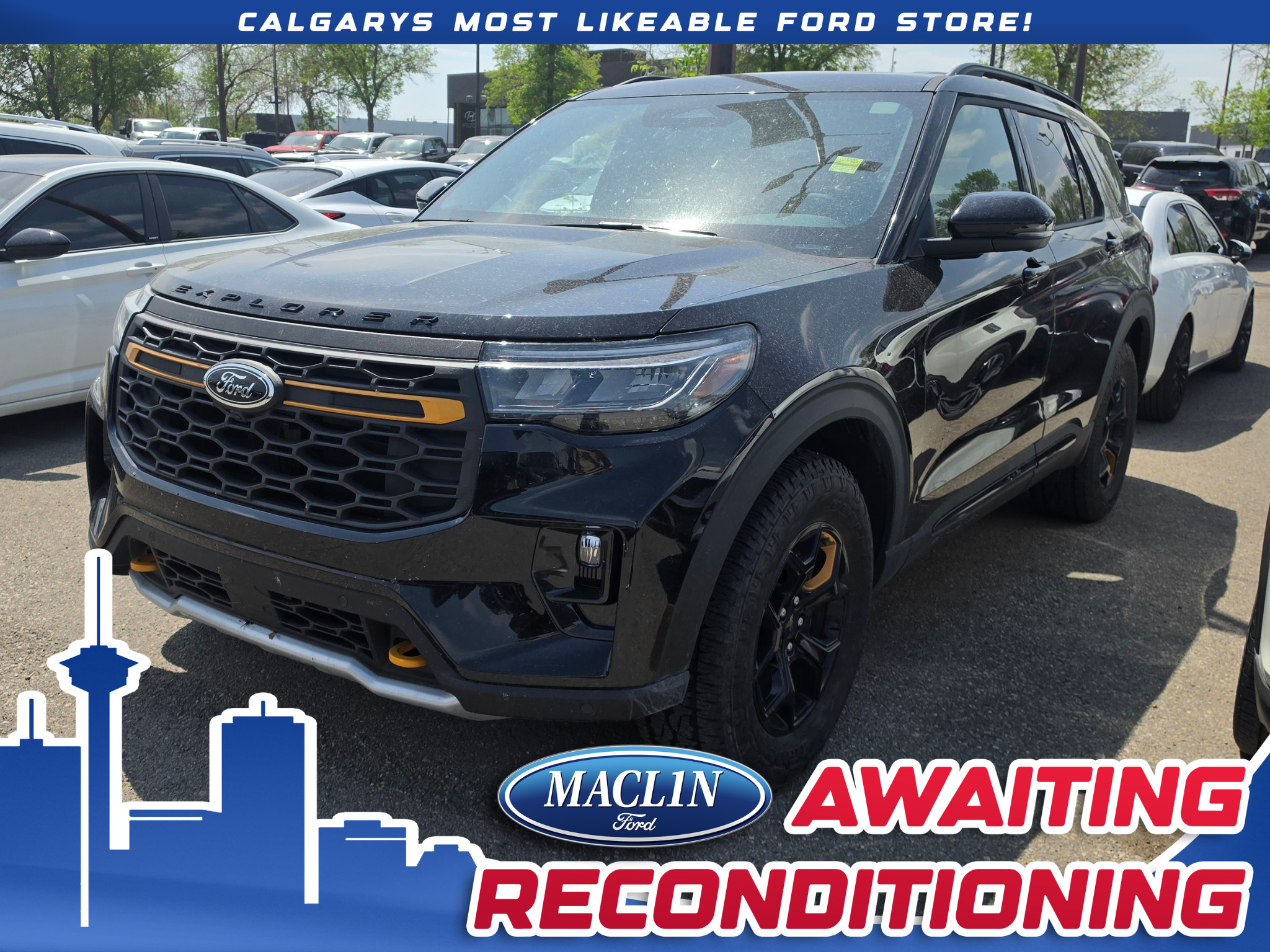 Black 2026 Ford Explorer Tremor AWD SUV / Crossover All-Wheel Drive Automatic
