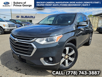 Black 2019 Chevrolet Traverse LT Leather AWD SUV / Crossover Four-Wheel Drive 9-Speed Automatic
