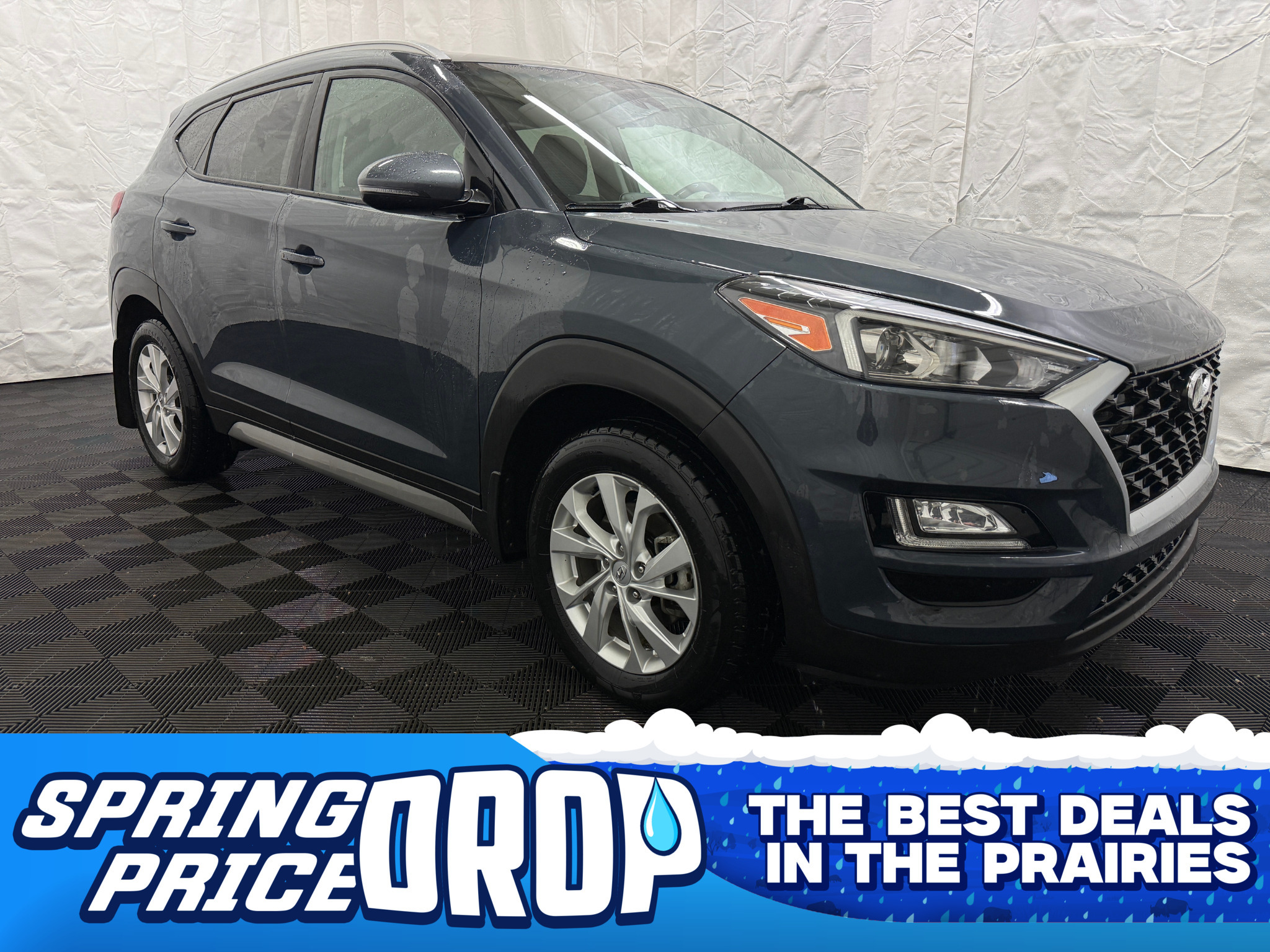 Blue 2021 Hyundai Tucson Preferred AWD SUV / Crossover 6-Speed Automatic