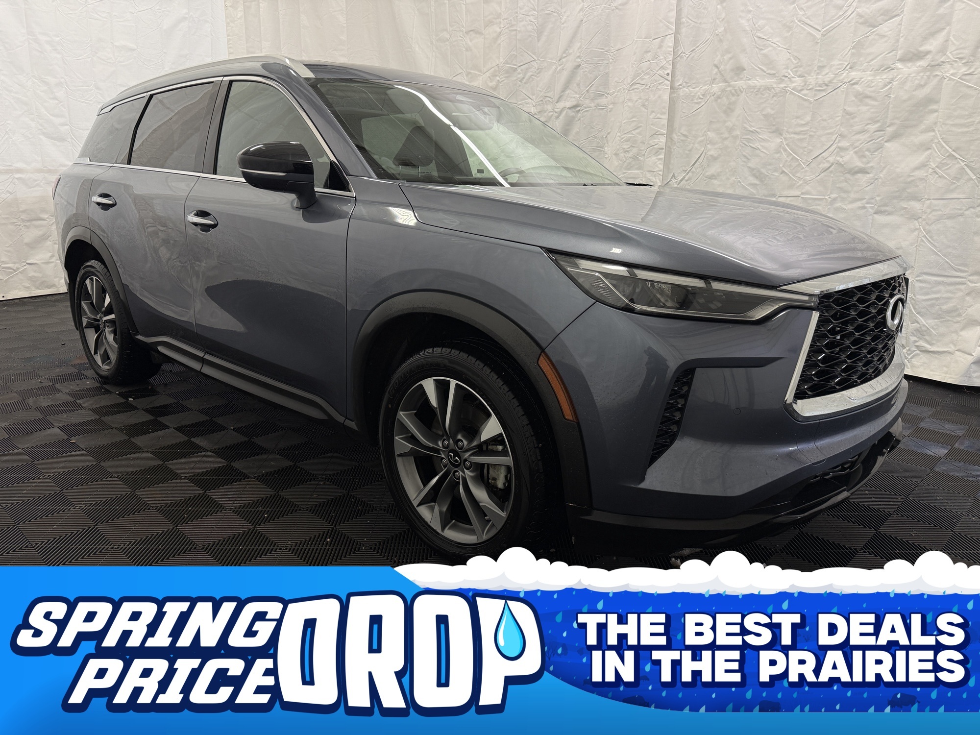 Blue 2024 INFINITI QX60 Luxe AWD SUV / Crossover All-Wheel Drive 9-Speed Automatic