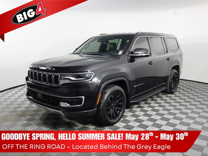 Black 2022 Jeep Wagoneer Series II 4WD SUV / Crossover Four-Wheel Drive