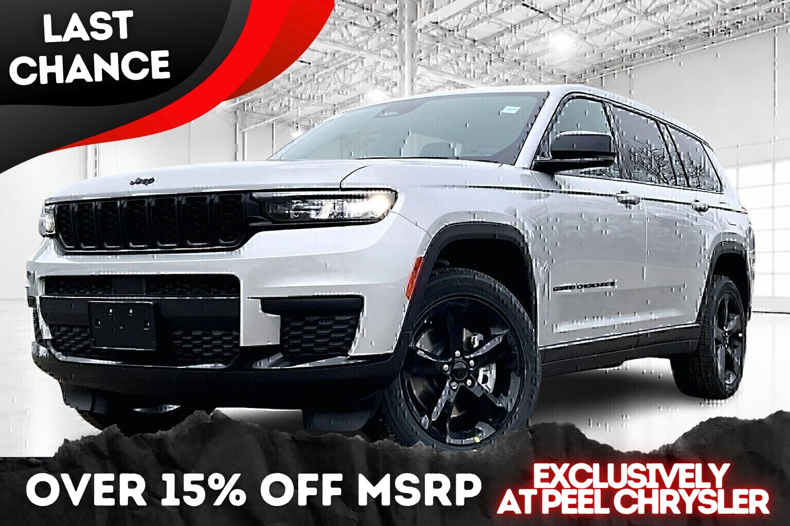 Silver 2025 Jeep Grand Cherokee L Altitude 4WD SUV / Crossover Four-Wheel Drive 8-Speed Automatic