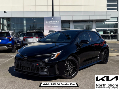 Black 2024 Toyota GR Corolla Manual