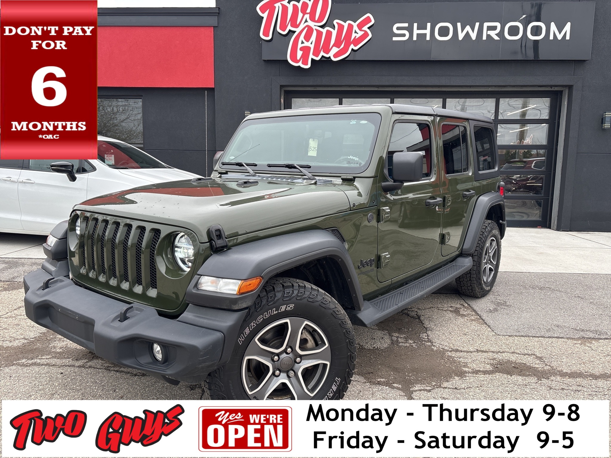 2022 Jeep Wrangler Unlimited Sport S 4x4 Leather Nav Back Up Camera