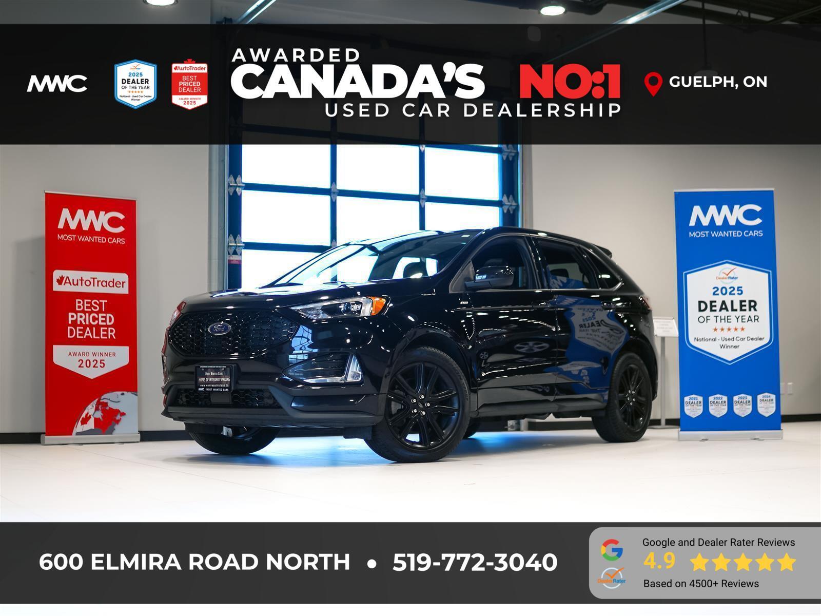 2024 Ford Edge ST LINE | AWD | NAV | LTHR | ROOF | NO ACCIDENTS