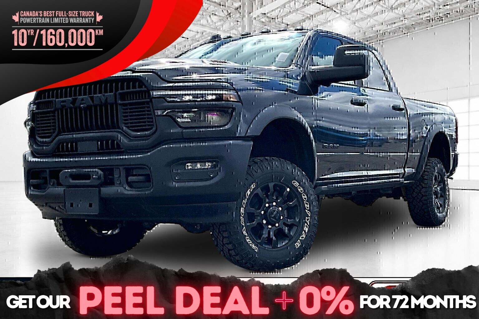 Blue 2026 RAM 2500 Power Wagon Crew Cab 4WD Pickup Truck Four-Wheel Drive 8-Speed Automatic