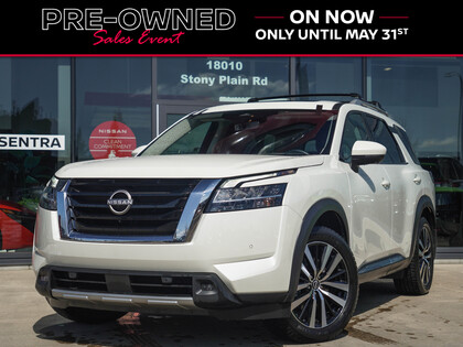 White 2024 Nissan Pathfinder Platinum 4WD SUV / Crossover All-Wheel Drive Automatic