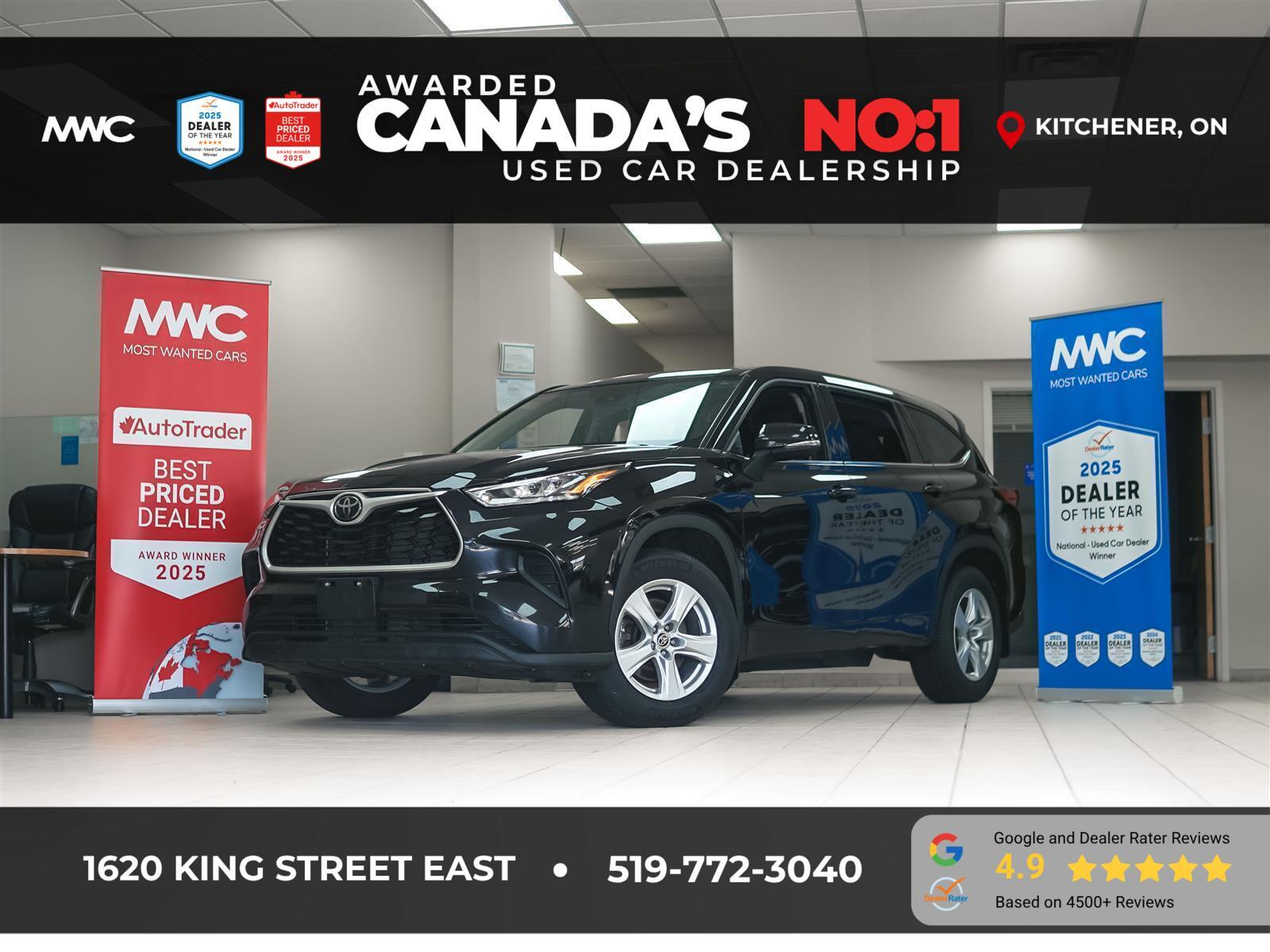 2022 Toyota Highlander LE AWD | NO ACCIDENTS | FULL SERVICE HISTORY