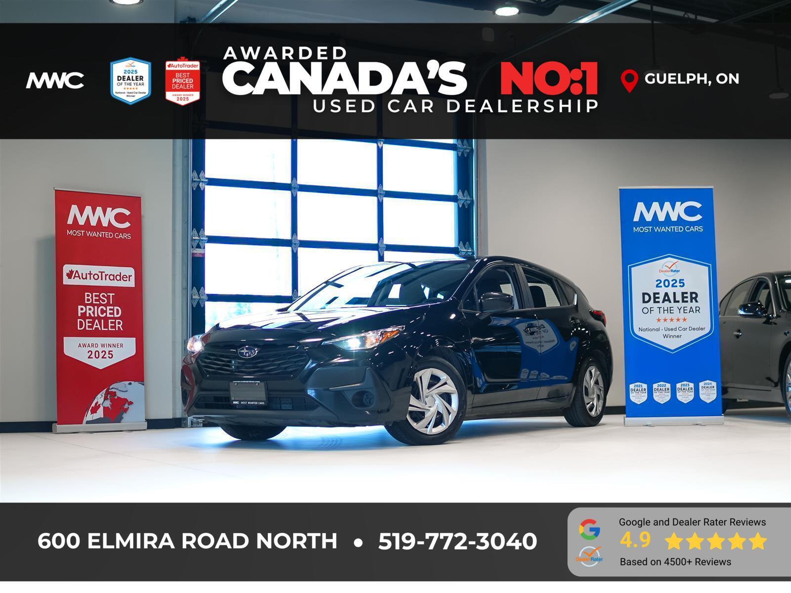 2024 Subaru Impreza CONVENIENCE AWD | NO ACCIDENTS | ONE OWNER