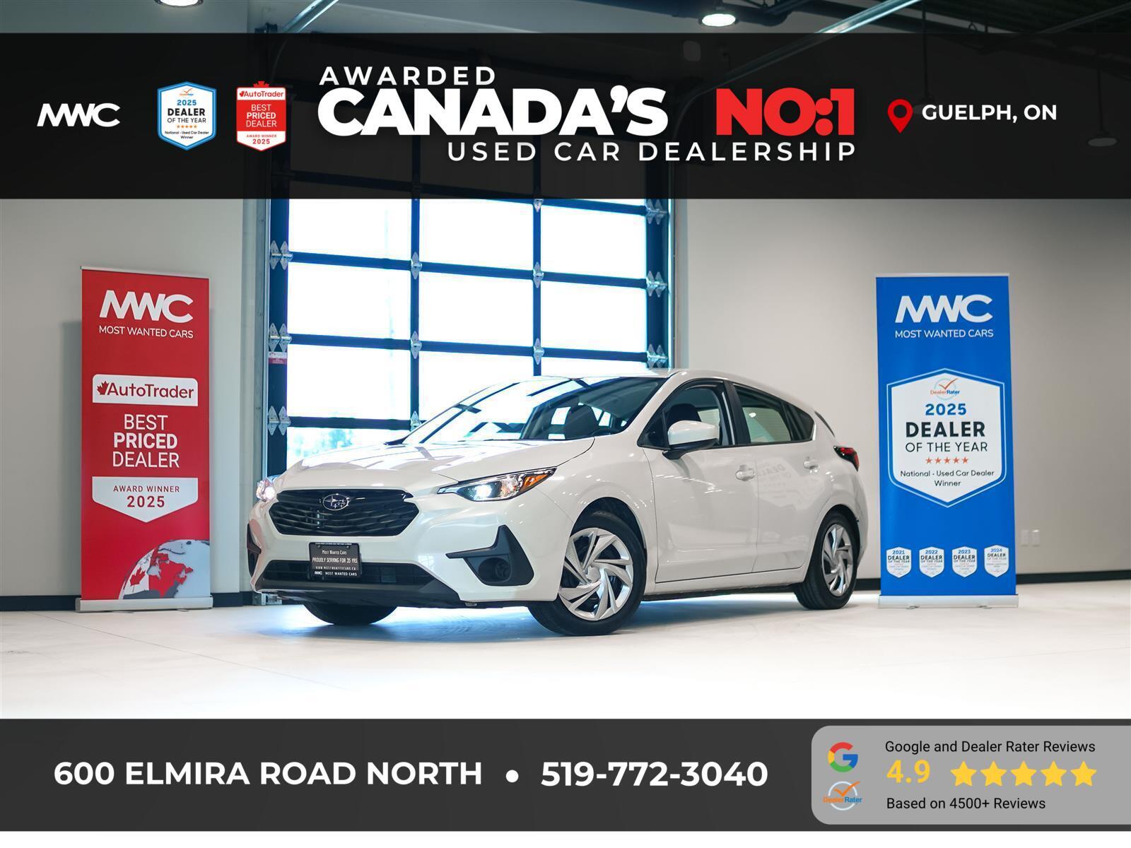 2024 Subaru Impreza CONVENIENCE AWD | NO ACCIDENTS | ONE OWNER