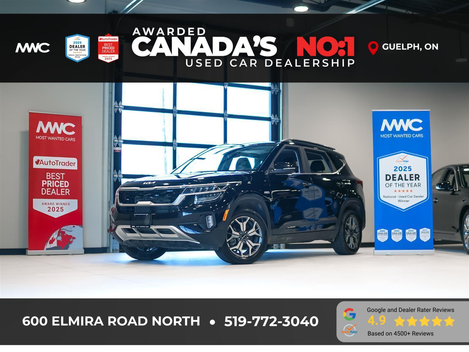 2023 Kia Seltos EX-PREMIUM AWD | NO ACCIDENTS | ONE OWNER