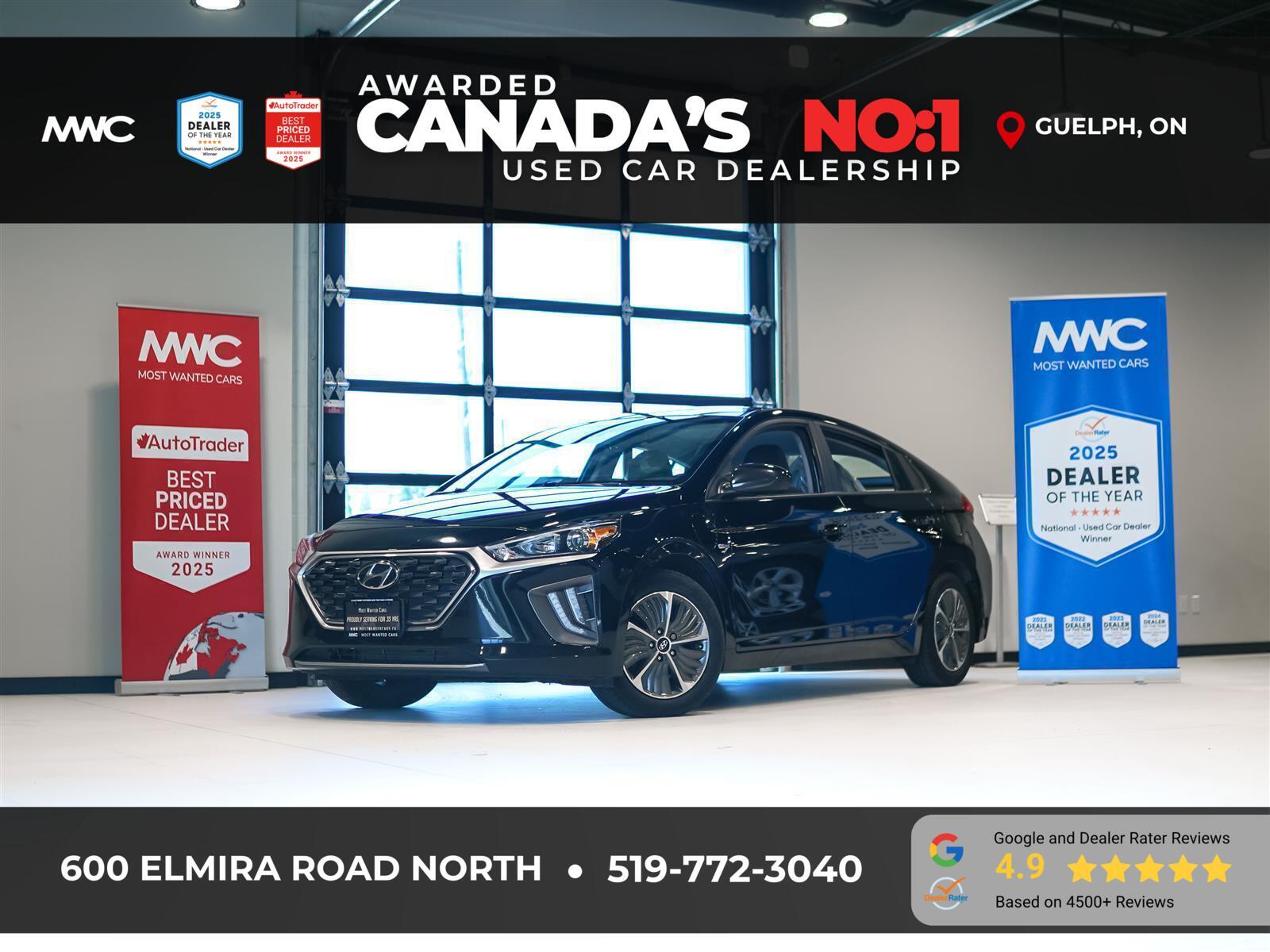 2020 Hyundai Ioniq Plug-In Hybrid PREFERRED | PLUG IN HYBRID | ONE OWNER | NO ACCIDENTS