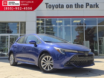 Blue 2025 Toyota Corolla Hatchback SE FWD Hatchback Front-Wheel Drive Continuously Variable Transmission