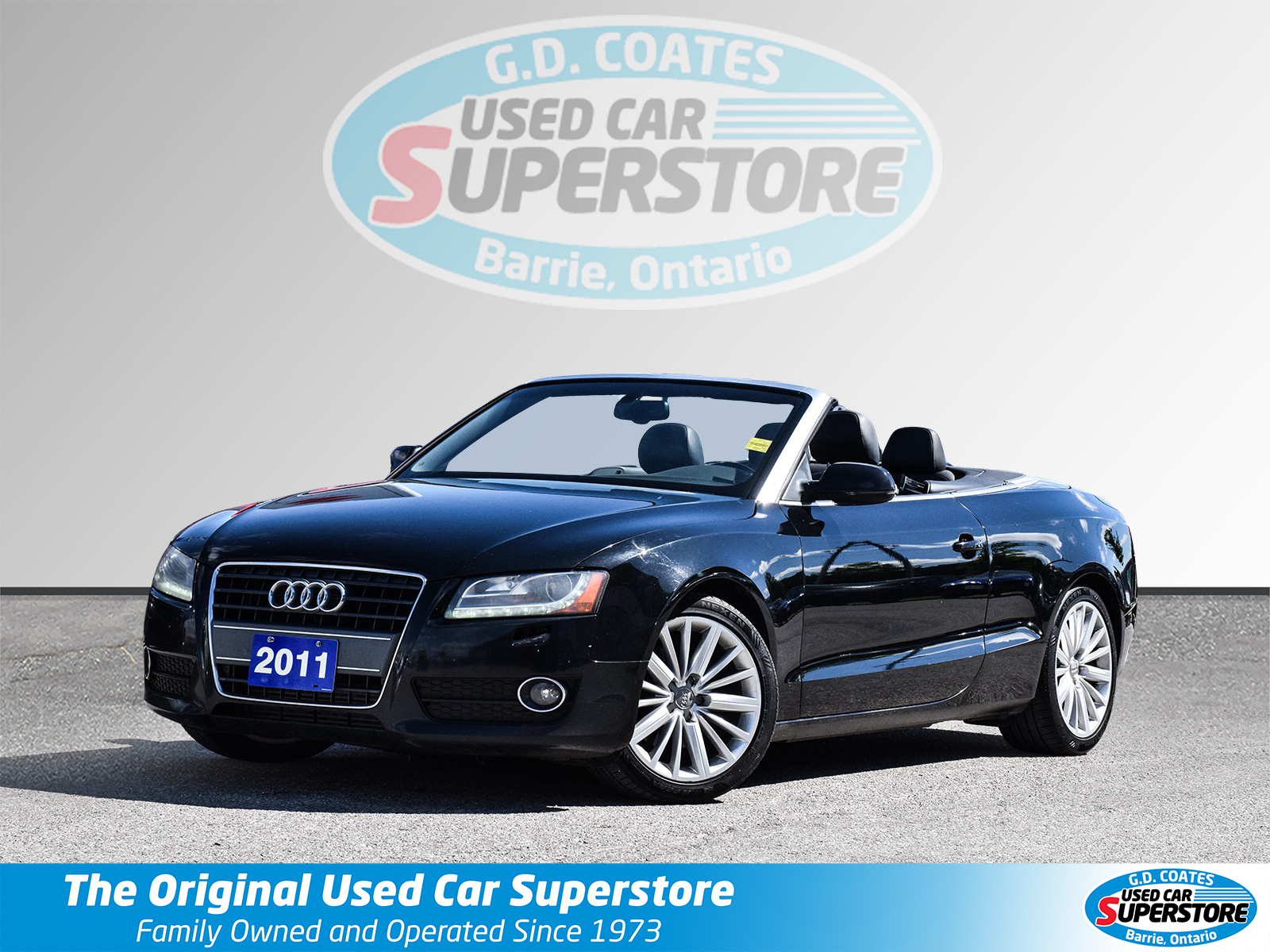 2011 Audi A5 Prestige Convertible AWD ~Nav ~Camera ~Leather