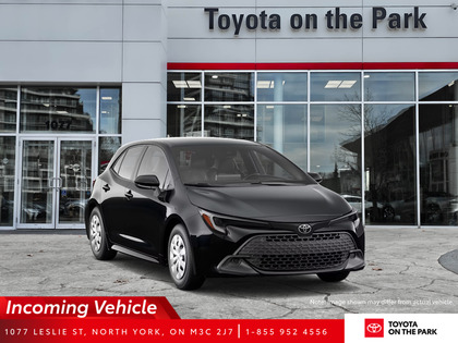 Black 2026 Toyota Corolla Hatchback Continuously Variable Transmission