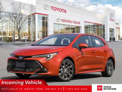 Orange 2026 Toyota Corolla Hatchback Continuously Variable Transmission