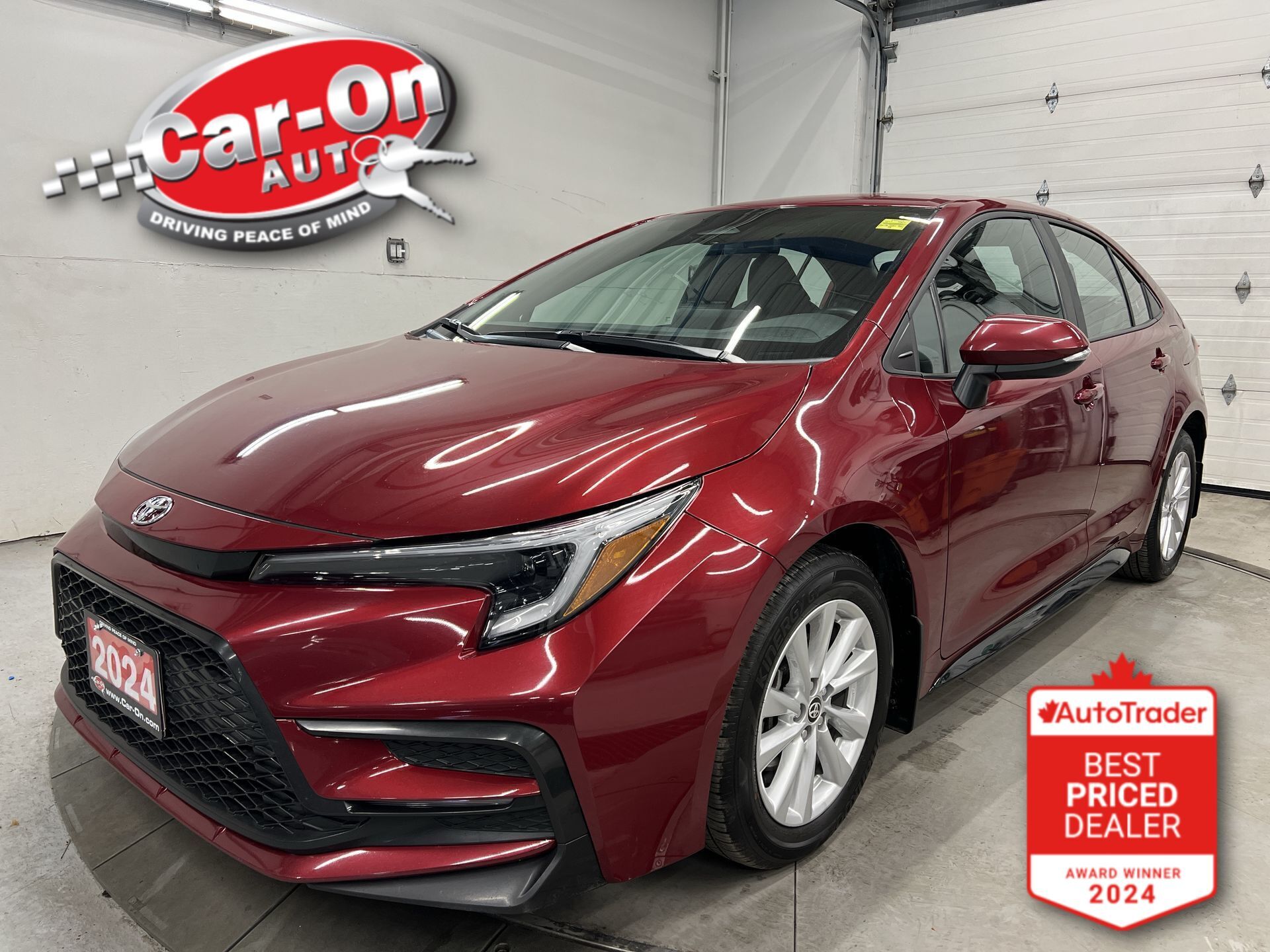 Red 2024 Toyota Corolla SE FWD Sedan Front-Wheel Drive Automatic