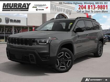 Gray 2026 Jeep Cherokee Laredo 4WD SUV / Crossover Four-Wheel Drive Continuously Variable Transmission
